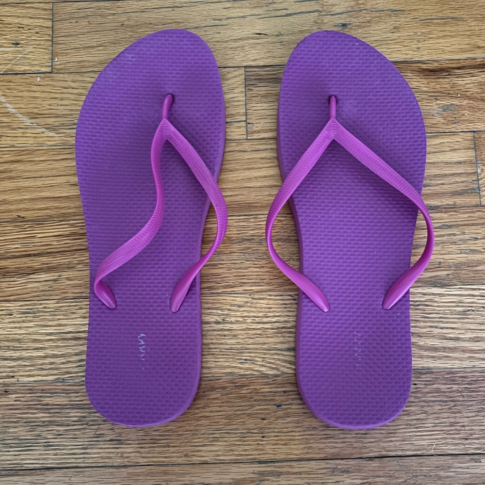 Purple Flip Flops